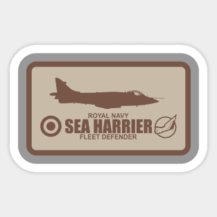 Royal Navy Sea Harrier Patch Sticker